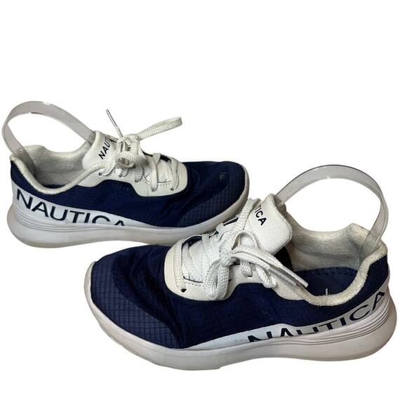 Nautica Shoes - Nautica Size US 6 Blokette Women Blue Walking Travel Shoe Sneaker White Athletic